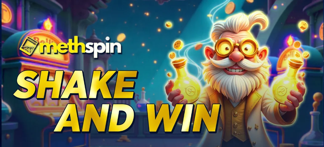 MethSpin Shake and Win promo banner
