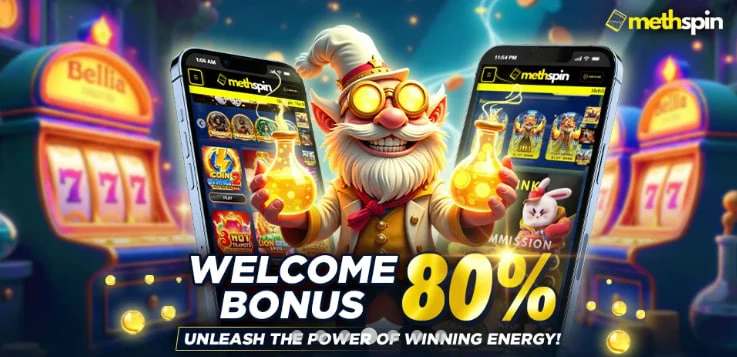MethSpin Casino welcome bonus banner